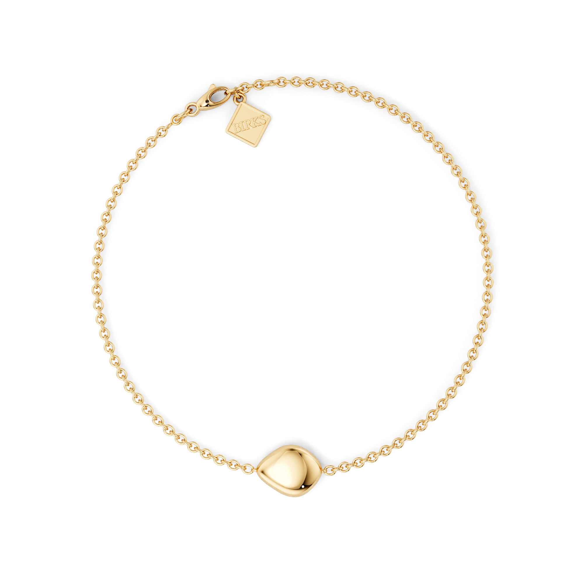アクセサリー Gold Bracelet SP-Small Birks Pebble Yellow Gold Bracelet | Maison Birks